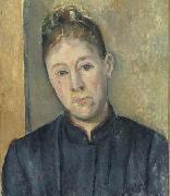 Paul Cezanne Portrait of Madame Cezanne. oil